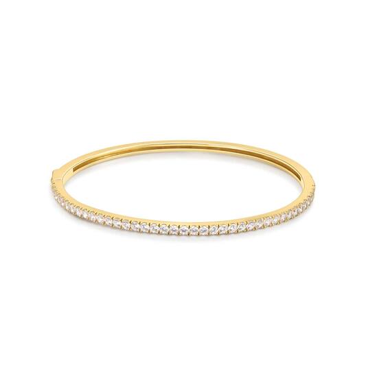 Fairy Dust - Gliederarmbänder - Silber / 14kt GP - Zirkonia - 18,5cm